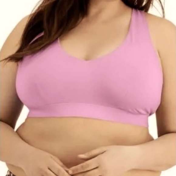 NWT 3X WOMEN'S PINK STONE MEDIUM IMPACT IDEOLOGY SPORTS BRA - Picture 1 of 11